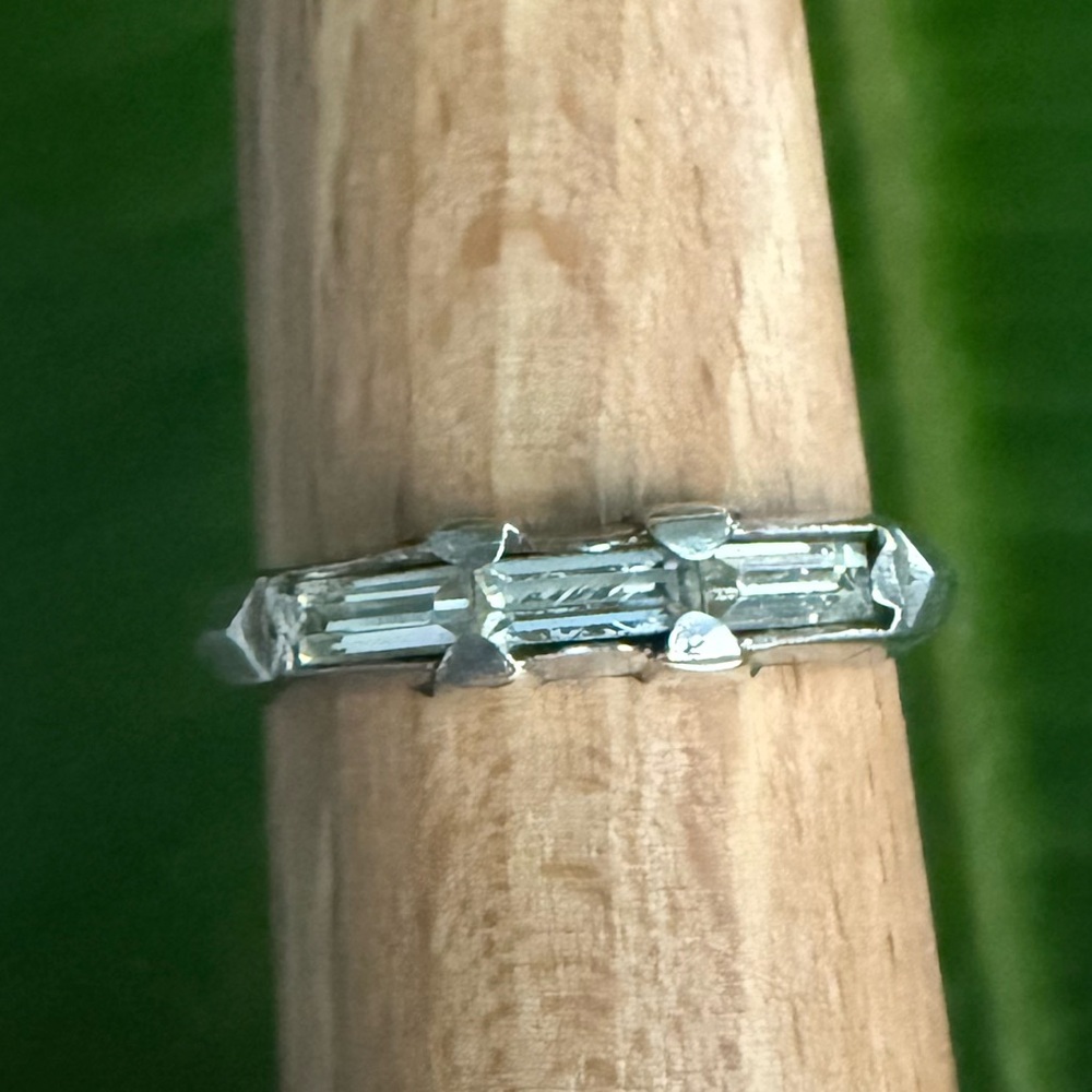 Vintage 925 CZ Ring